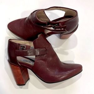 Clark women’s booties.